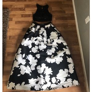 🖤 Two-Piece Prom Formal Dress 🖤